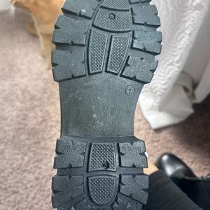 Charlotte Russe black boots, size 7